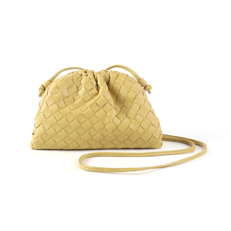 Trendy Women'S Bag, Niche Design Woven Cloud Bag, Fashionable Shoulder Crossbody Clutch Dumpling Bag, Small Size Versatile - Image 1