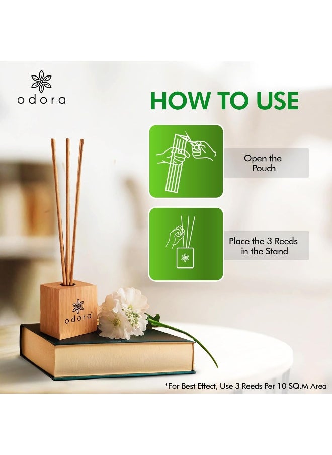 Odora Liquidless Reed Diffuser - Lime & Basil  - Image 5
