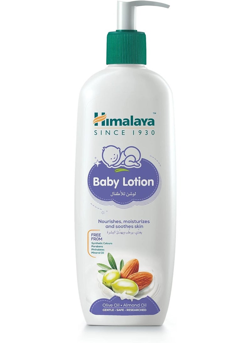 هيمالايا قطعتين من لوشن الجسم بزيت الزيتون وزيت اللوز 400 مل - Image 2