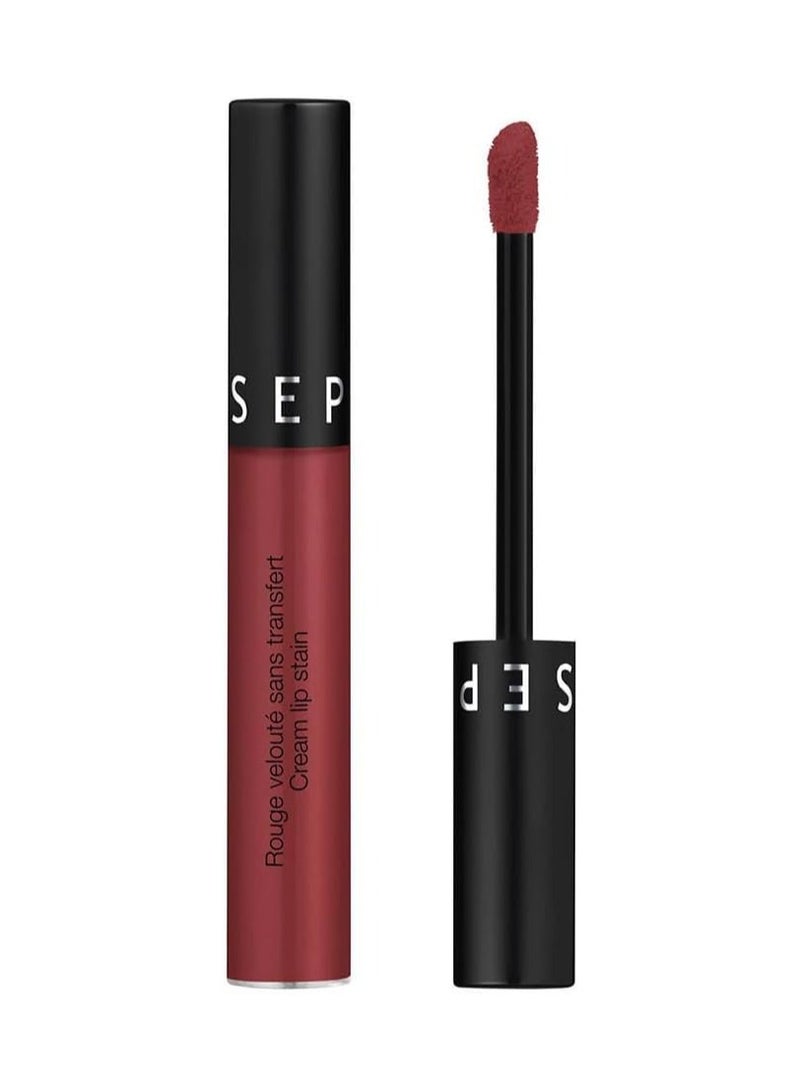 SEPHORA COLLECTION SEPHORA Cream Lip Stain Liquid Lipstick – 96 Red Velvet | Long-Lasting Matte Finish, High Pigment, Transfer-Proof - Image 1