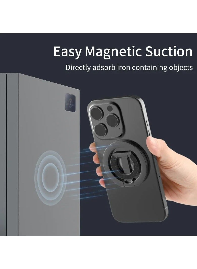 AROAQ For MagSafe Double Sided Magnetic Phone Ring Holder Portable Folding Cellphones Stand Phone Accessories Support Bracket Grip Tok - Image 3