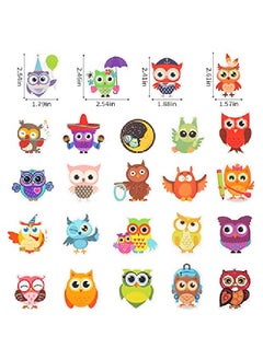 Chinco 160 Pieces Owl Stickers For Kids Owl Waterproof Stickers Owl Wall Decals Wisdom Clever Intelligent Cute Animal Vinyl Stickers For Halloween Water Bottle Laptop Decals Playroom Classroom  - Image 2