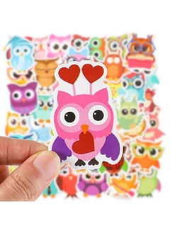 Chinco 160 Pieces Owl Stickers For Kids Owl Waterproof Stickers Owl Wall Decals Wisdom Clever Intelligent Cute Animal Vinyl Stickers For Halloween Water Bottle Laptop Decals Playroom Classroom  - Image 4