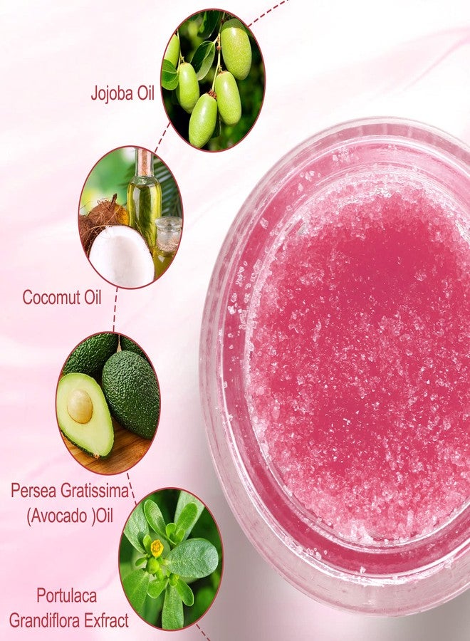 Find Back Lip Scrub Treatment, Lip Scrubs Exfoliating Moisturizer Sugar Lip Surb Cruelty-Free for Repairing Dry & Chapped & Peeling and Cracked Lips, the Best Gift for Lip Care in Autumn and Winter(Peach) - Image 4