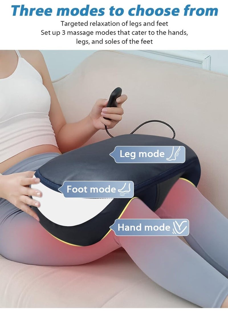 DUNISO Foot Massager with Heat, Foot and Calf Massager with Roller,Adjustable Intensity for Foot Massage,Pain Relief Promotes Blood Circulation,for Home or Office Use - Image 3