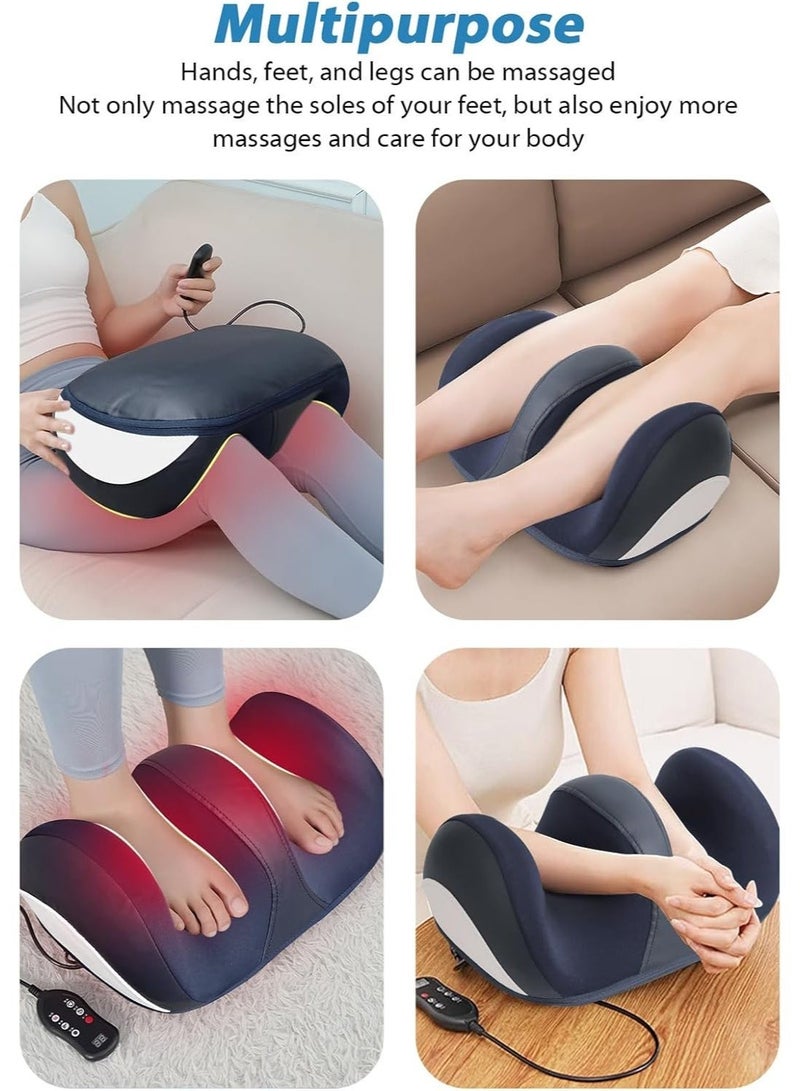 DUNISO Foot Massager with Heat, Foot and Calf Massager with Roller,Adjustable Intensity for Foot Massage,Pain Relief Promotes Blood Circulation,for Home or Office Use - Image 2
