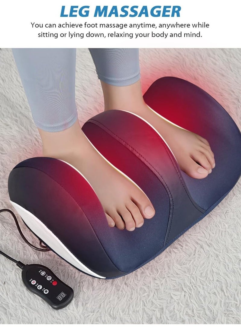 DUNISO Foot Massager with Heat, Foot and Calf Massager with Roller,Adjustable Intensity for Foot Massage,Pain Relief Promotes Blood Circulation,for Home or Office Use - Image 5