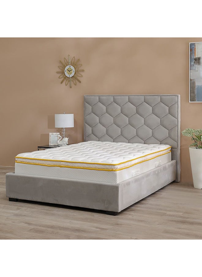 DANUBE HOME وسادة من اللاتكس، مرتبة ذات جيب علوي، مرتبة ذات ملمس ناعم متوسط الحجم، مرتبة سرير سوبر كينج، توازن العمود الفقري لتخفيف الضغط، الطول 200 × العرض 200 سم، سمك 30 سم  - Image 5