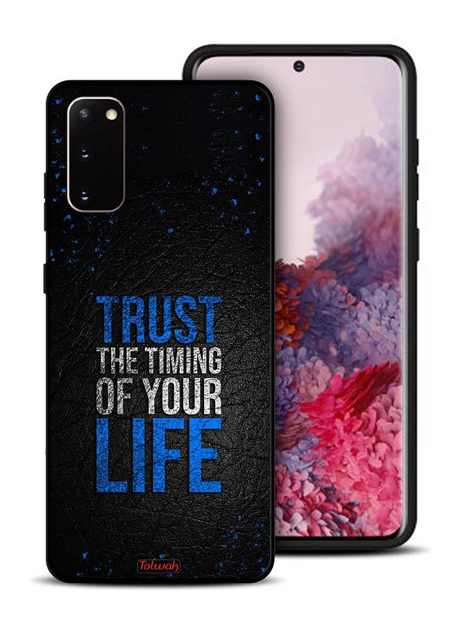Tolwak Samsung Galaxy S20 Protective Case Cover Trust The Timing Of Your Life - Image 1