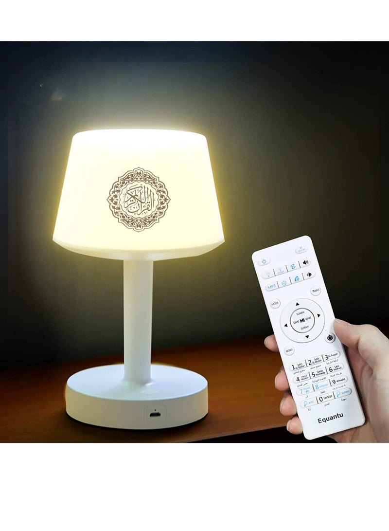 ELTRAZONE Table Lamp Quran Speaker Muslim Bluetooth Speaker,Digital Speaker with Remote&Mobile App Night Light Desk Lamp for Kids - Image 1