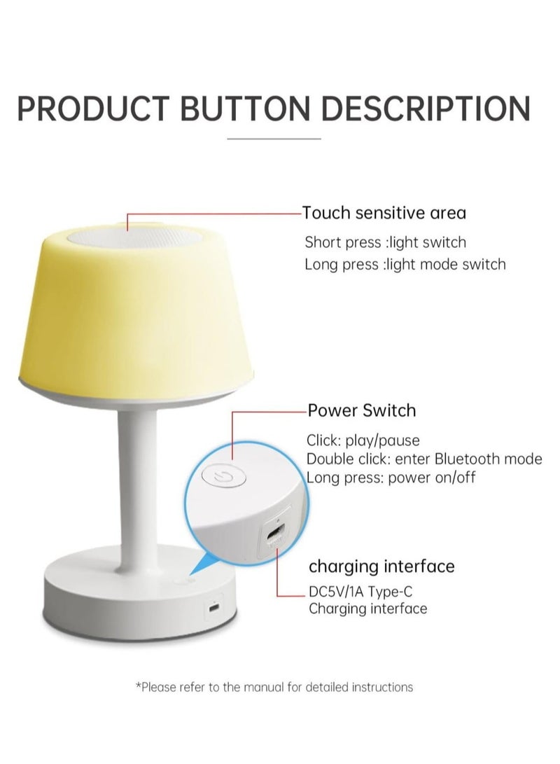 ELTRAZONE Table Lamp Quran Speaker Muslim Bluetooth Speaker,Digital Speaker with Remote&Mobile App Night Light Desk Lamp for Kids - Image 5