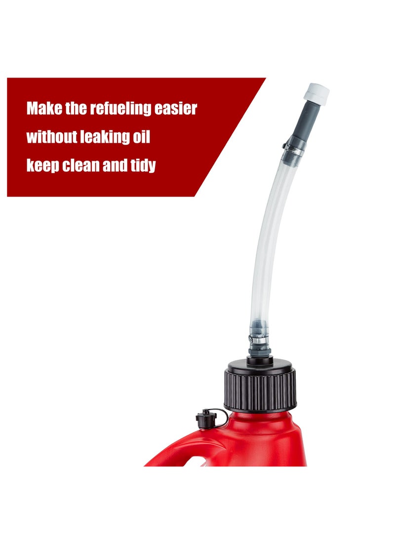 Zikra Flexible Racing Fuels Filler Hose, Racing Fuel Jug Hose For Vp Racing Fuel Jug, Scribner Fuel Jugs, Jugs Jugs, LC2 Jugs, Upgraded Filter Design, 2PCS - Image 4