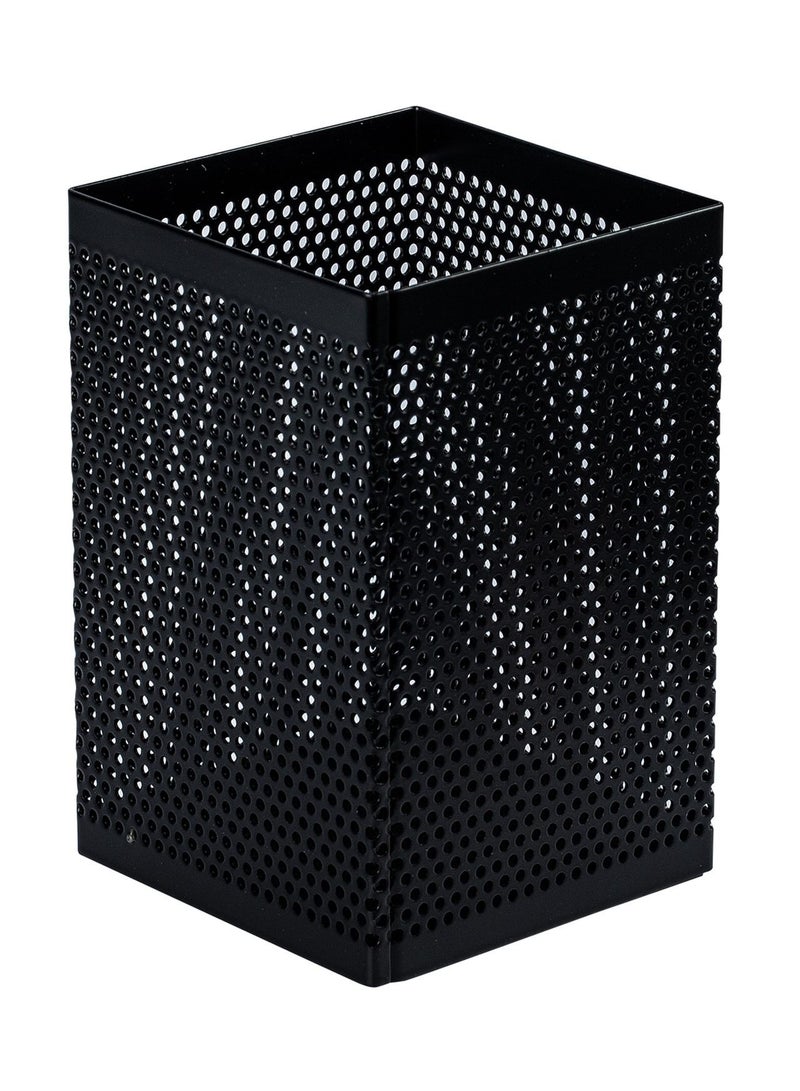 Deli 4-Piece Metal Steel Pen Holder Black - Image 3