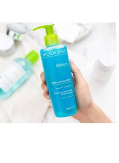 Bioderm Bioderm Sebium Foaming Gel Blue 200ml  - Image 3