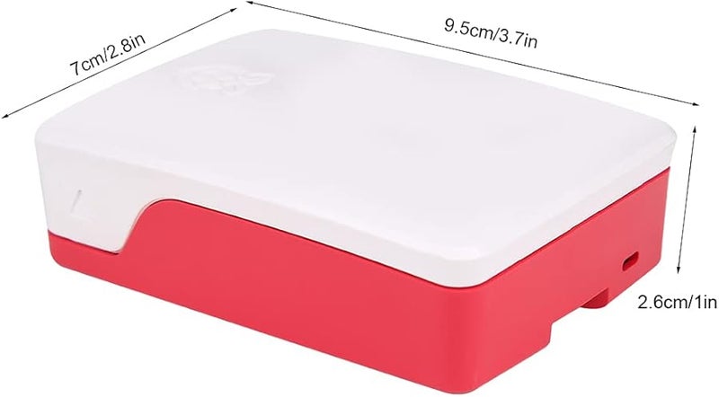 ABS Protective Case For 4B Smooth Delicate Touch White Red Color white red - Image 3