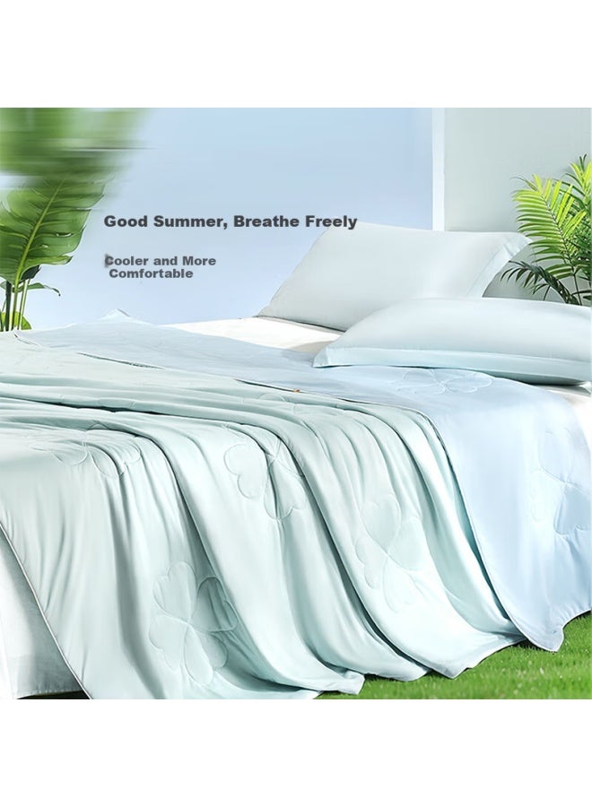 Fuanna A-class Antibacterial Cooling Washable Summer Quilt Double Air-conditioning Quilt About 3.5 Pounds Jdear Jd Customized Edition - Image 4