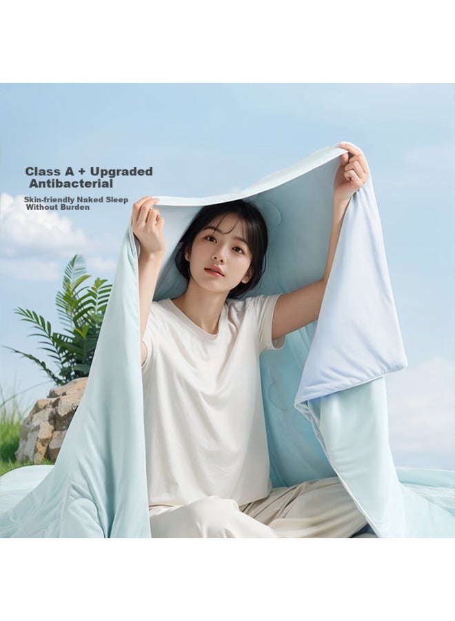 Fuanna A-class Antibacterial Cooling Washable Summer Quilt Double Air-conditioning Quilt About 3.5 Pounds Jdear Jd Customized Edition - Image 5