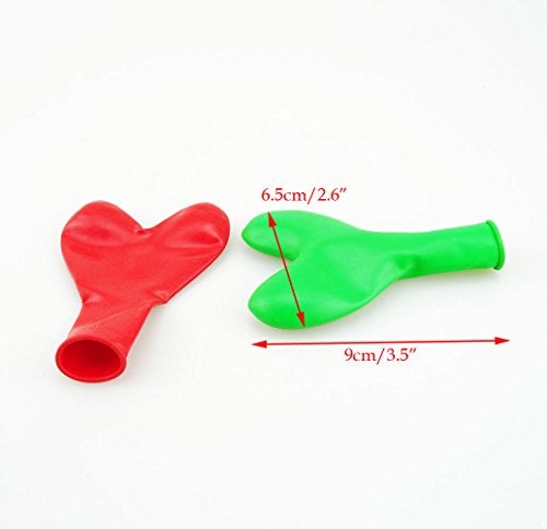 yueton Pack of 100 Assorted Colors Love Heart Shaped 12 inch Latex Balloon for Home Room Celebration Party Wedding Birthday Decoration - Image 5