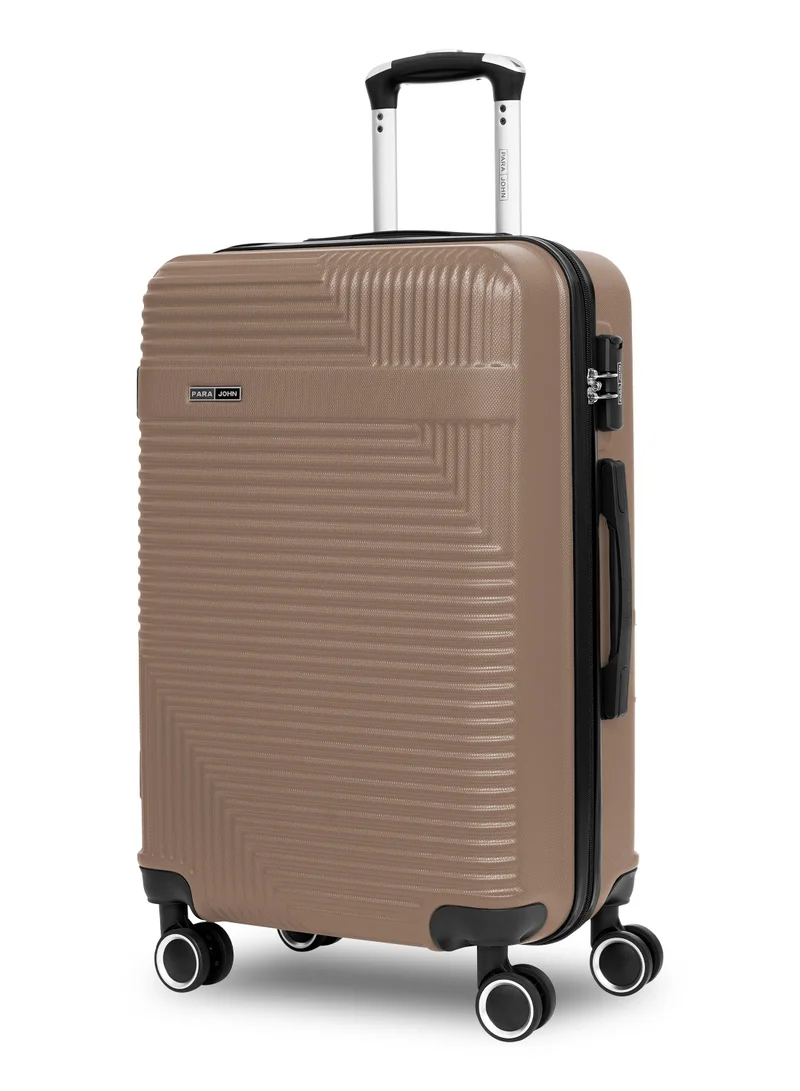 Cabin Size Lightweight ABS Hardside Spinner Luggage Trolley -20 Inch | Carrying 10KG 8 Wheel Hardshell Suitcase Champagne