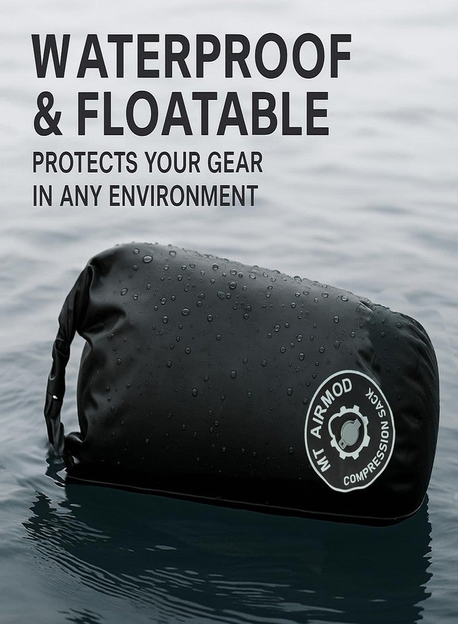 MT 70D eVac Compression Sack 38L – Ultralight Waterproof Dry Bag with Air Valve | Roll Top Floating Stuff Sack for Camping, Hiking, Boating & Travel - Image 4