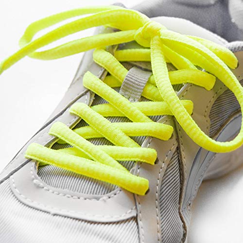 Lace Kings Oval Shoelaces (Neon Yellow - 27in) - Image 5