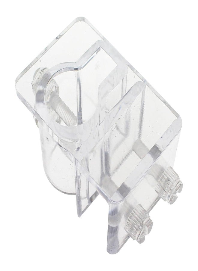 TAODAN 2PCS Acrylic Aquarium Hose Retention Bracket 57x40x35mm Fish Tank Hose Fixing Clamp for Securing Pump Pipe - Image 4