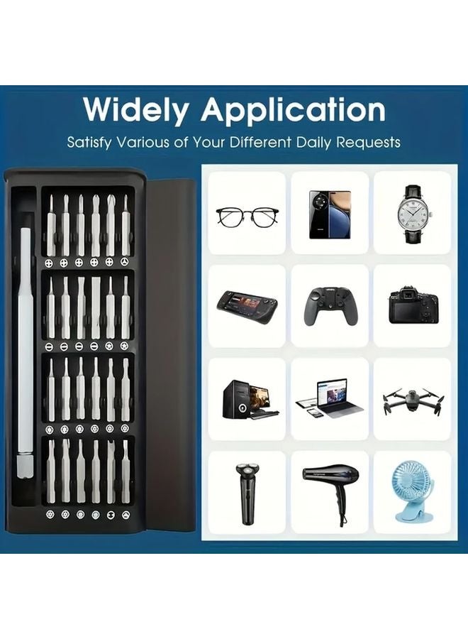 25 In 1 Black Precision Screwdriver Set Multifunctional Repair Tool Durable Aluminum Alloy - Image 5