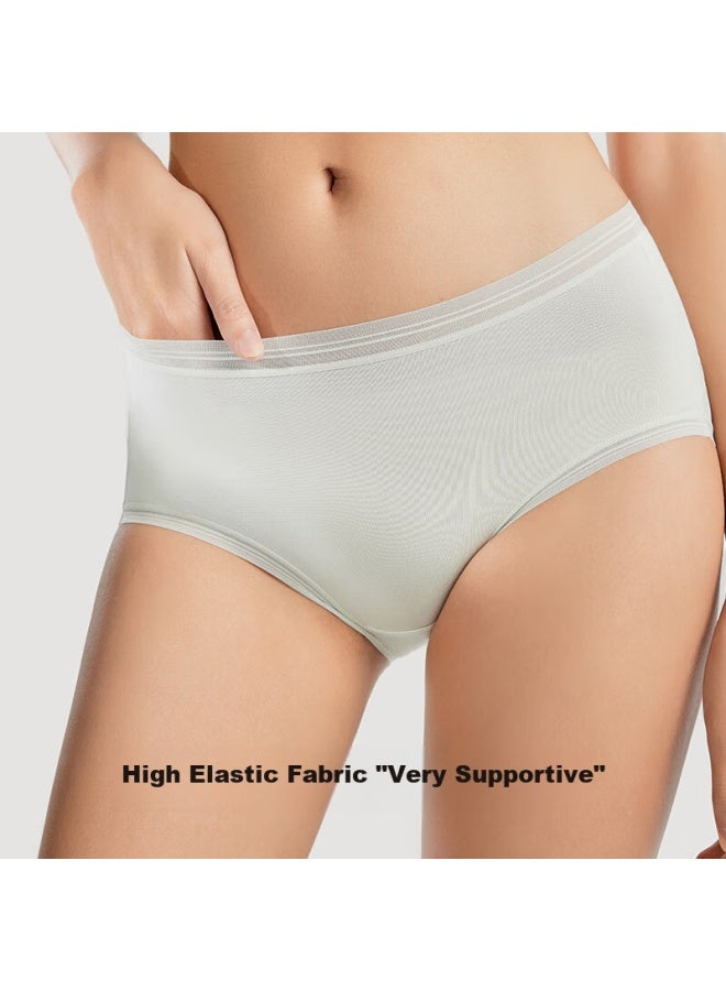 Youkeshu Ice Silk Women's Underwear, Autumn And Winter Season, 5a Antibacterial Waist, New Style For Young Women, Polylactic Acid Bacteria Triangle Shorts - Image 2