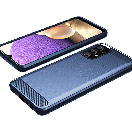 Osophter for Galaxy A32 4G Case,Samsung A32 4G Case with Screen Protector Shock-Absorption Flexible TPU Rubber Protective Cell Phone Cover for Samsung Galaxy A32 4G 6.4"(Navy Blue) - Image 4