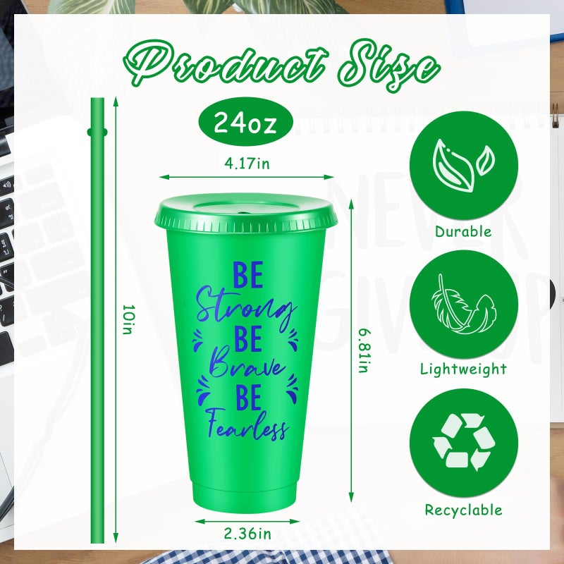 Uiifan 30 Pcs Inspirational Cups Bulk Appreciation Gifts for Employee Coworker Staff Team Thank You Gifts, Office Prizes for Adults Work Party Favors, Associates, Giveaways (Bright Color) - Image 2