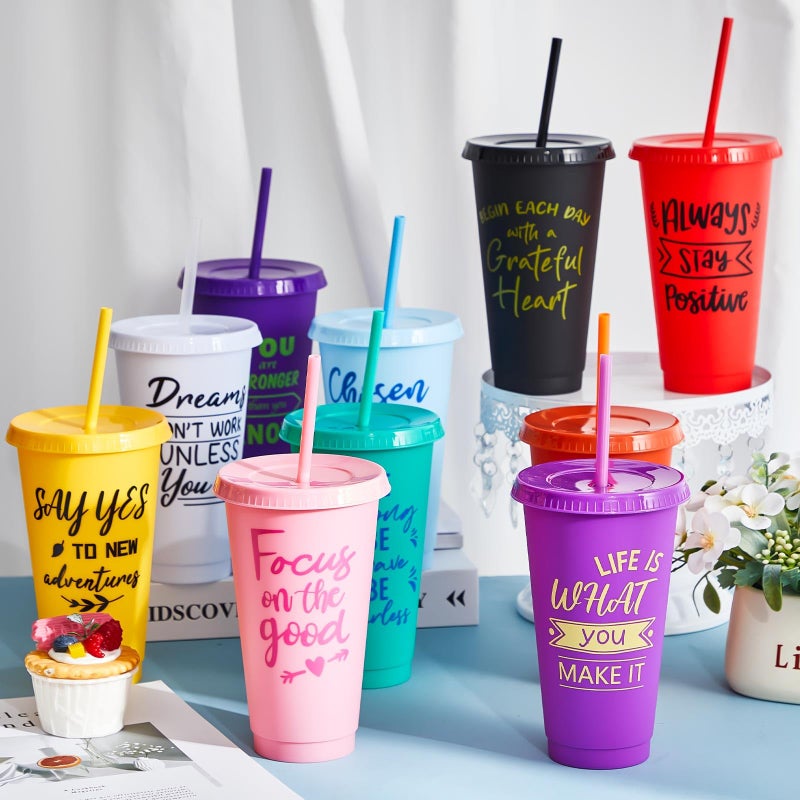 Uiifan 30 Pcs Inspirational Cups Bulk Appreciation Gifts for Employee Coworker Staff Team Thank You Gifts, Office Prizes for Adults Work Party Favors, Associates, Giveaways (Bright Color) - Image 4