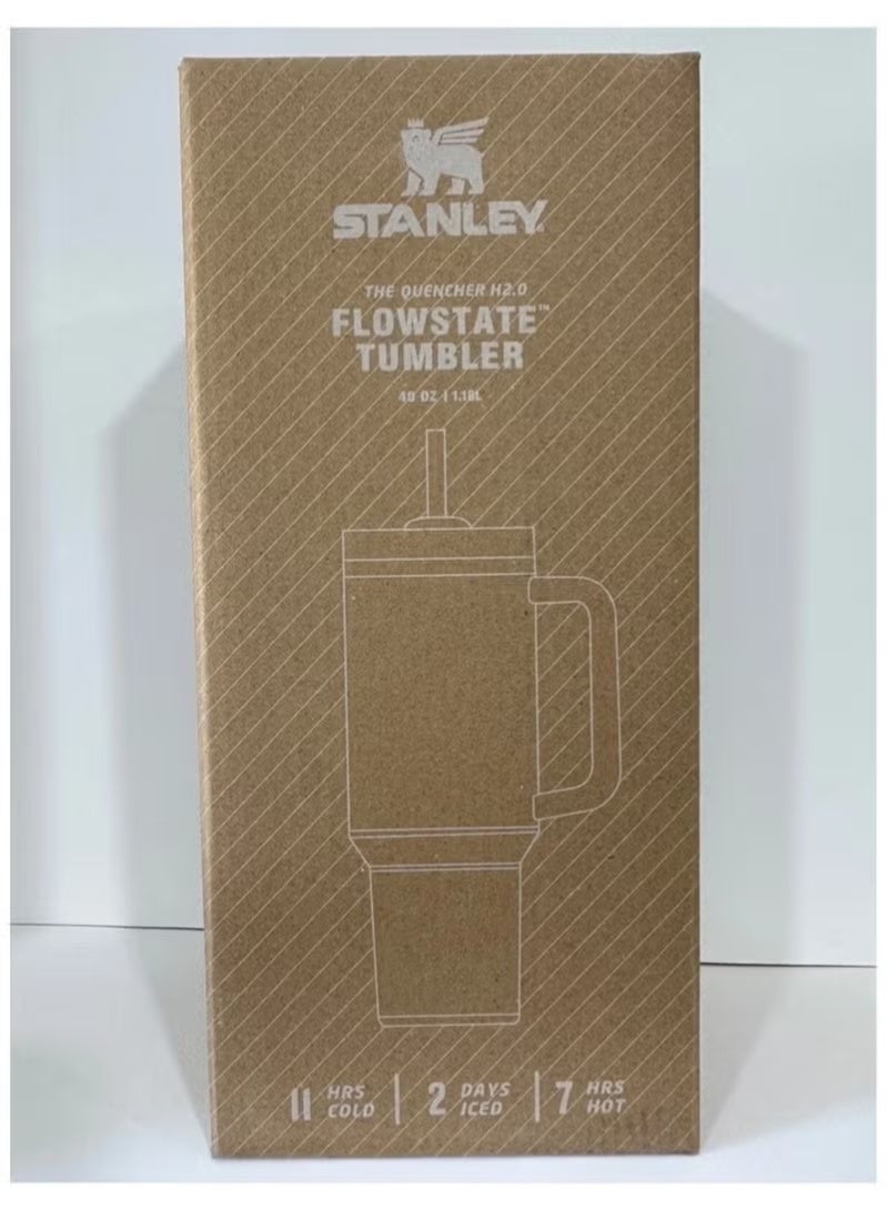 Stanley Quencher H2.0 Flow State Stainless Steel Tumbler, (1.18 L - 40 oz) Hello Kitty - Chocolate - Image 3