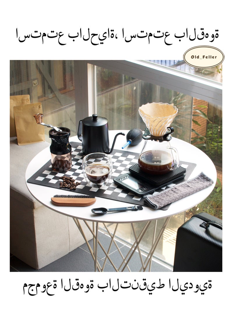 Old_Feller V60 Set 13-Piece Coffee Drip Set With Tool Case Coffee Master Set - Image 4