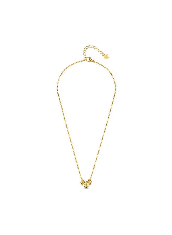 CERRUTI 1881 Tiziana Gold Plated Stainless Steel Pendant Necklace for Women - Image 1