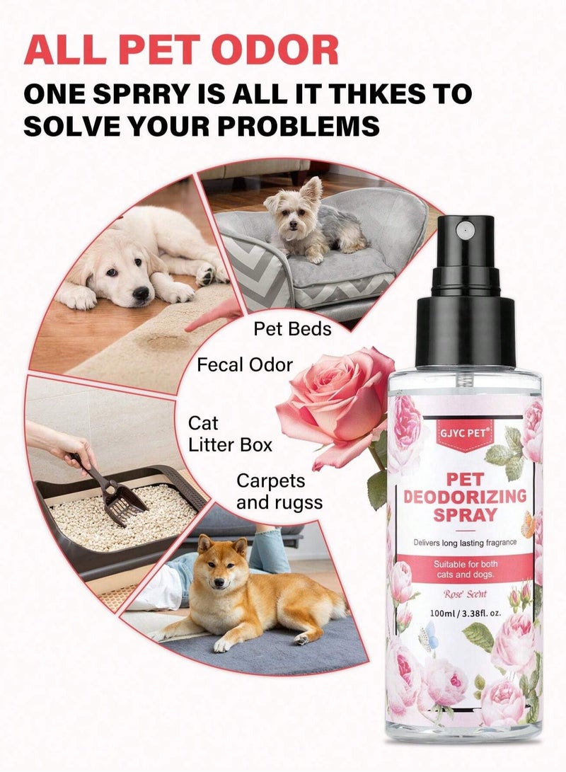Generic fresh and odor-free with Cat Litter & Pet Deodorizing Spray, specially formulated to eliminate unpleasant smells from litter boxes and pet areas. Made with natural, pet-safe ingredients, this spray is perfect for daily use without harming your furry friends. - Image 2