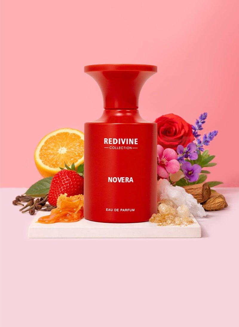 Anteros Redivine Novera EDP 100ML for Women – Long Lasting Floral Premium Perfume with Elegant Feminine Fragrance for Daily & Special Occasions - Image 1