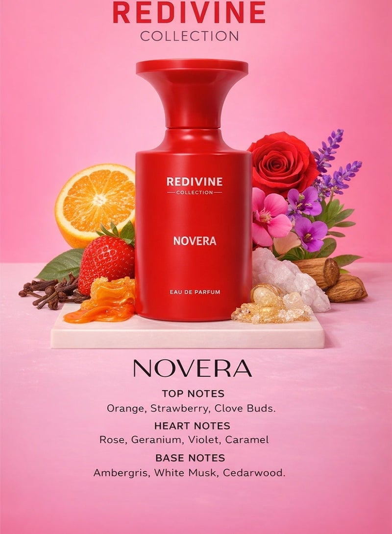 Anteros Redivine Novera EDP 100ML for Women – Long Lasting Floral Premium Perfume with Elegant Feminine Fragrance for Daily & Special Occasions - Image 2