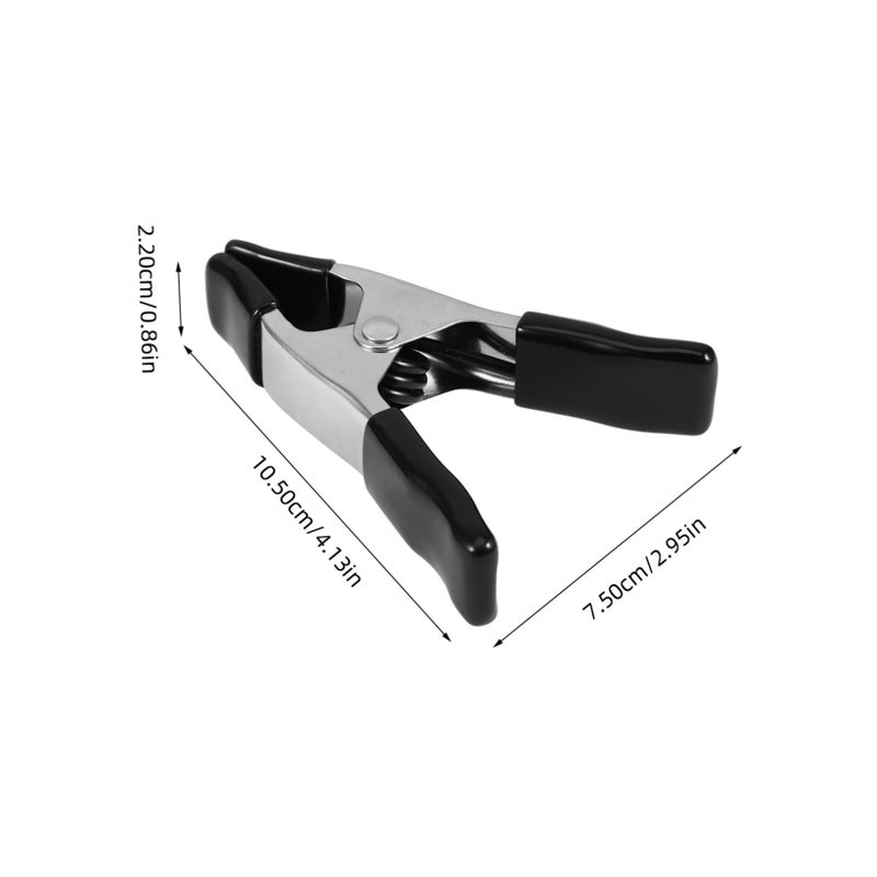 Heavy Duty Spring Clamps 3 Pack for Photography Woodworking Crafts Backdrop Stands - Image 3