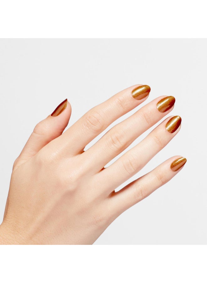 OPI Infinite Shine - Stunstoppable, Metallic Gold, 15Ml  - Image 4