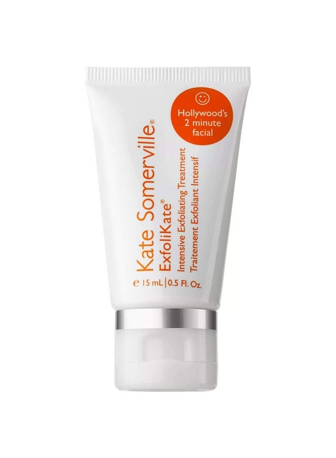 Kate Somerville ExfoliKate Intensive Exfoliating Treatment - Salicylic Acid and Lactic Acid Super Facial Scrub Improves Texture and Pores, 0.5 Fl Oz