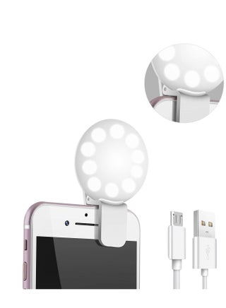 Selfie Ring Clip Light, Mini Selfie Light, Selfie Fill Light Ring for Phone with LED Ring Light, Clip-on Ring Lights, Bright LED Light Perfect for Photos, Videos, & Vlogs, Ideal Gifts for Women - pzsku/Z7A95FB5266794D4E73BEZ/45/_/1722095215/0f5dd341-083d-45b0-8b29-0fe9129ff749