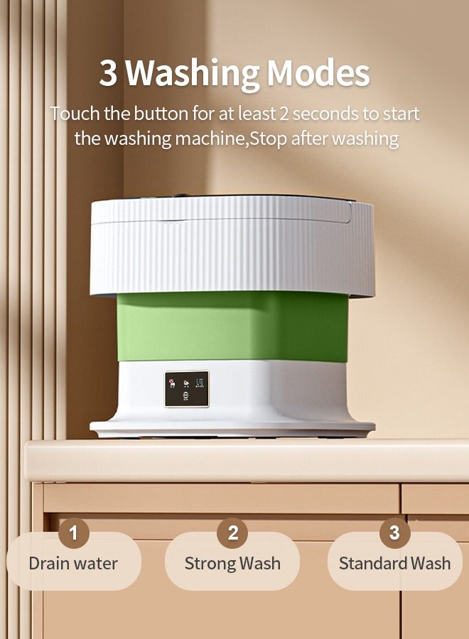 Snooe Folding Automatic Water Refill Shoes Washing Machine Portable Turbine Washer - Image 2