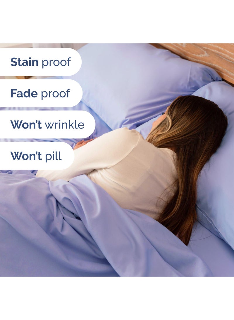 Extra Deep King Sheet Set - 6 Piece Breathable & Cooling Sheets - Hotel Luxury Bed Sheets Set - Easy & Secure Fit - Soft  Wrinkle Free & Comfy Sheets Set - Lavender Sheet Set with Extra Deep Pockets