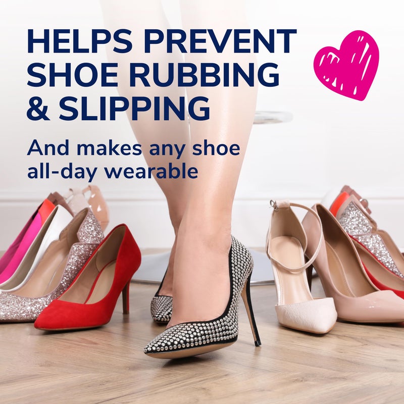 Dr. Scholl's® Love Your Heels & Flats Heel Liner Cushions, Helps Prevent Uncomfortable Shoe Rubbing at The Heel and Helps Prevent Shoe Slipping for Shoes That are Too Big, 3 Pair - Image 2