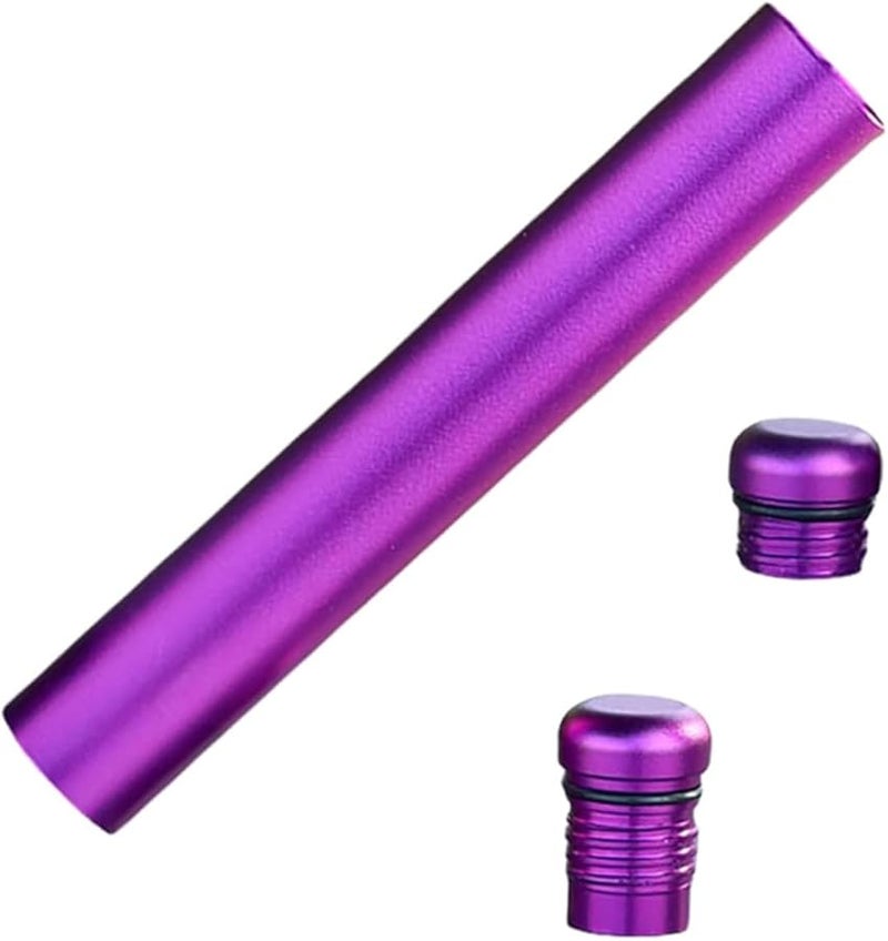 Purple Metal Diversion Container Secret Hidden Storage Can for Cash Jewelry Home Dorm Use - Image 1