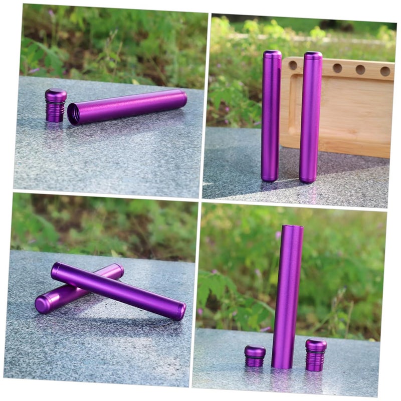 Purple Metal Diversion Container Secret Hidden Storage Can for Cash Jewelry Home Dorm Use - Image 3