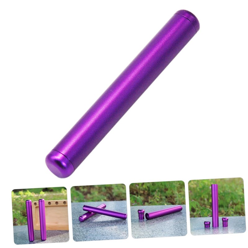 Purple Metal Diversion Container Secret Hidden Storage Can for Cash Jewelry Home Dorm Use - Image 4