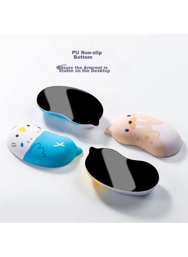 Womt Wumei Cute Cartoon Wrist Rest, Laptop Desktop Mouse Wrist Pad, Memory Foam Wrist Cushion For Office And Gaming, Home Bowl Rest, Mouse Pad For Women - Image 2