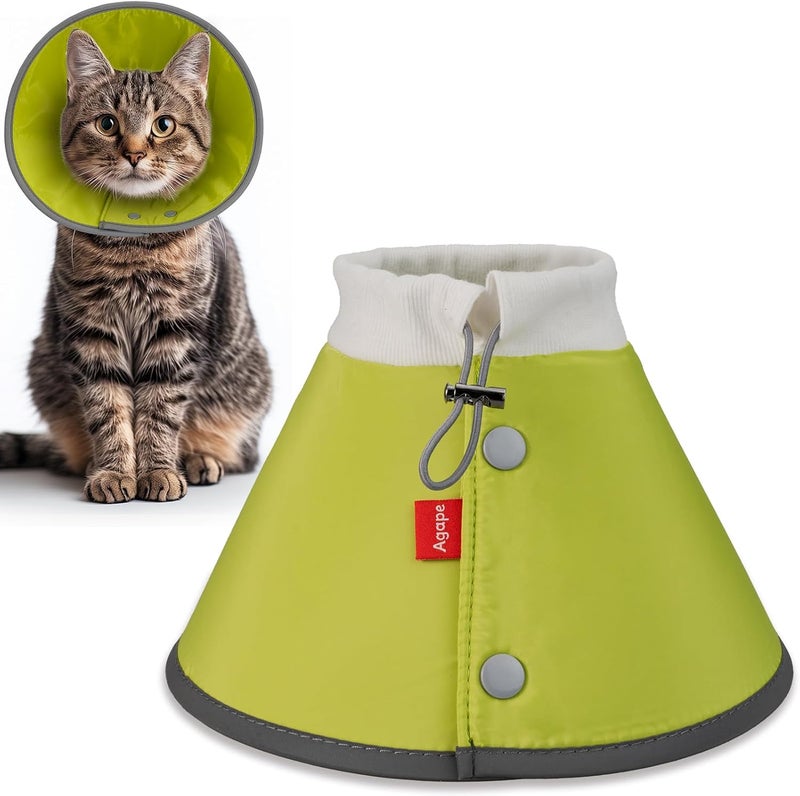 Agape Soft Dog Cone for Small Dogs & Cats, Comfy Dog Recovery Collar After Surgery, Adjustable E Collar Alternative to Stop Licking, Protective Elizabethan Collar for Pup&Kitty, Comfortable Dog Cones - Image 1