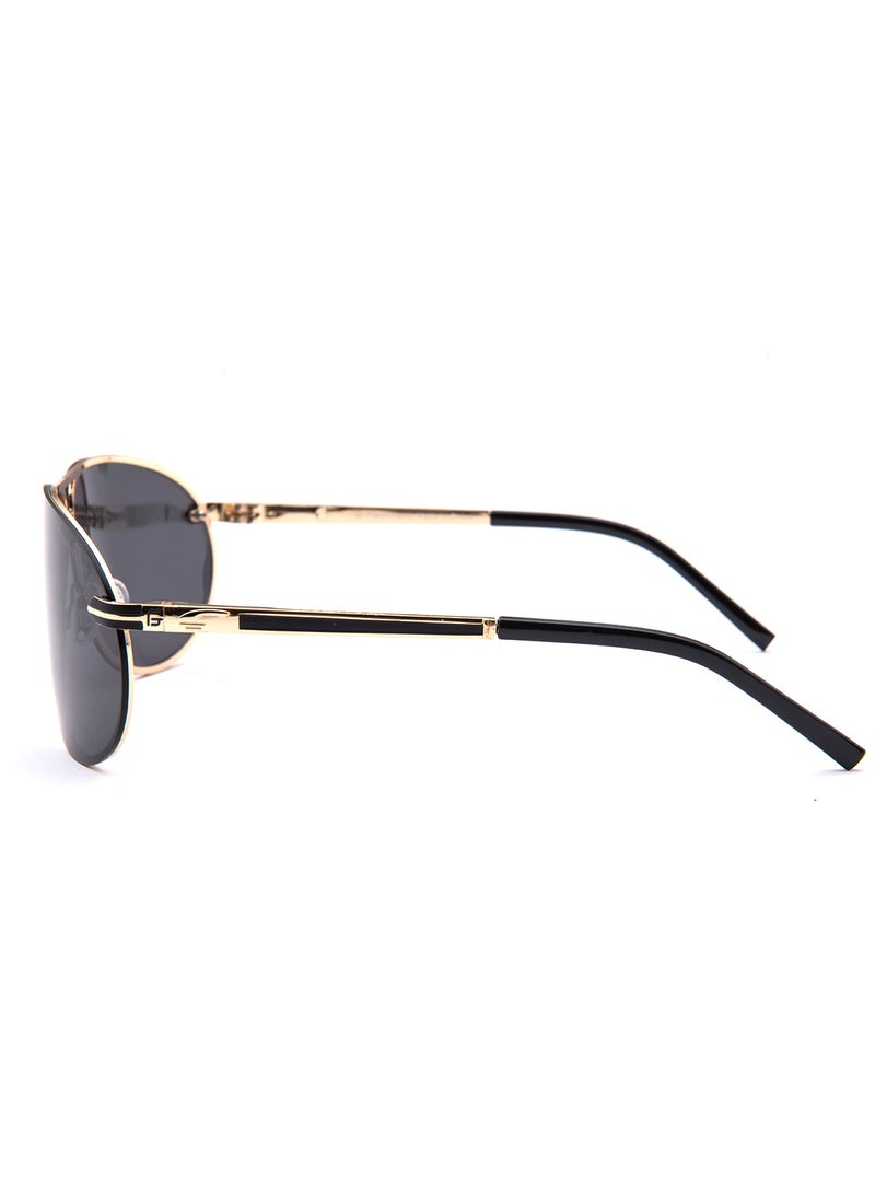 Flash Hawk New Tac Polarized Sunglasses Aviator Frame White Copper Unisex Sunglasses  - Image 4